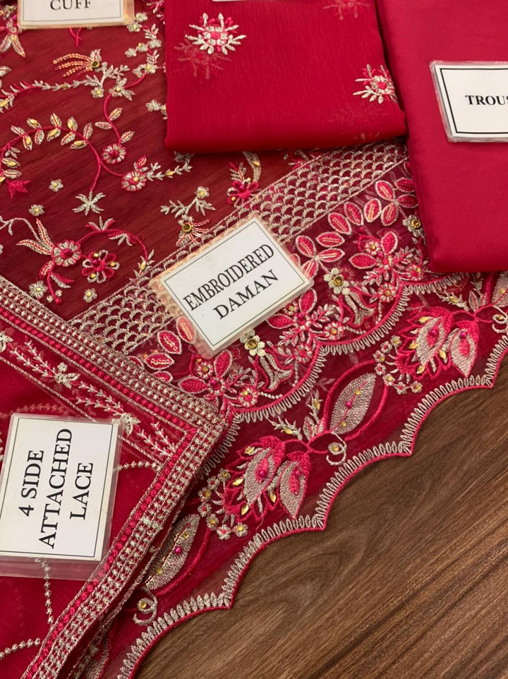 Sahane Chiffon Suit-Aarasta