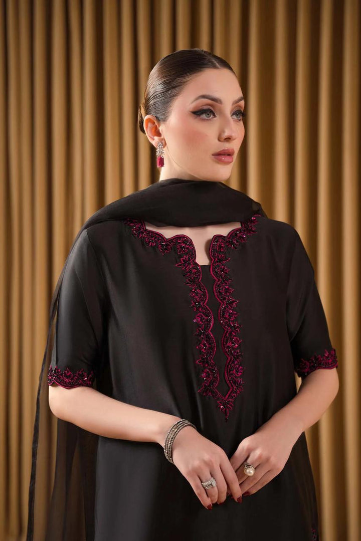 Ruby Silk Suit-Aarasta