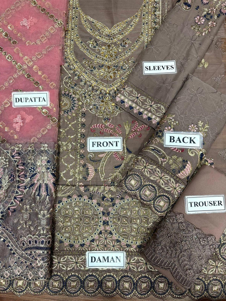 Ramsha Chiffon Suit-Aarasta
