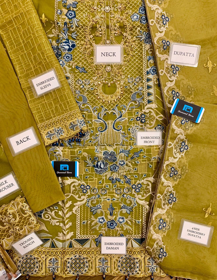 Ramsha Organza Suit-Aarasta