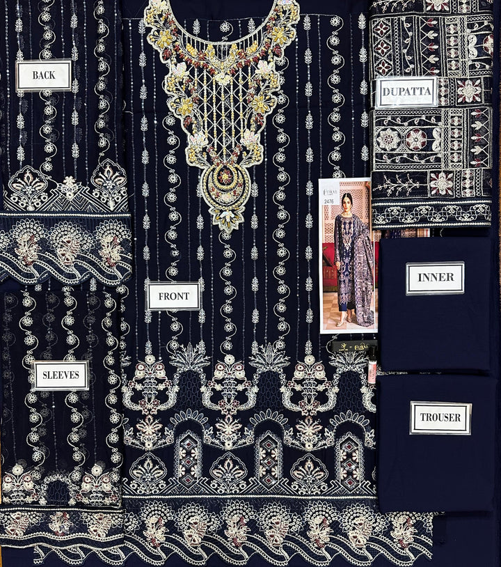 Ramsha Chiffon Suit-Aarasta