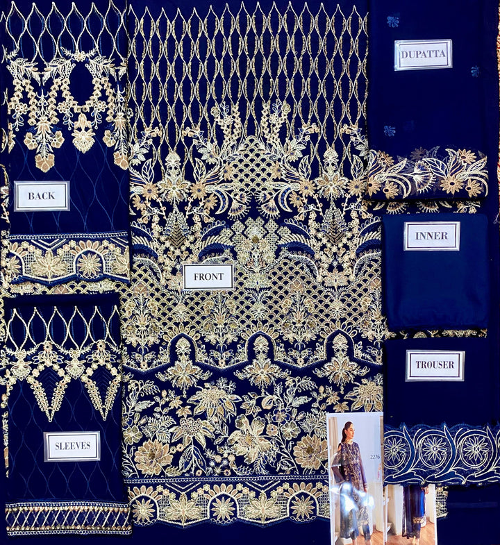 Ramsha Chiffon Suit-Aarasta