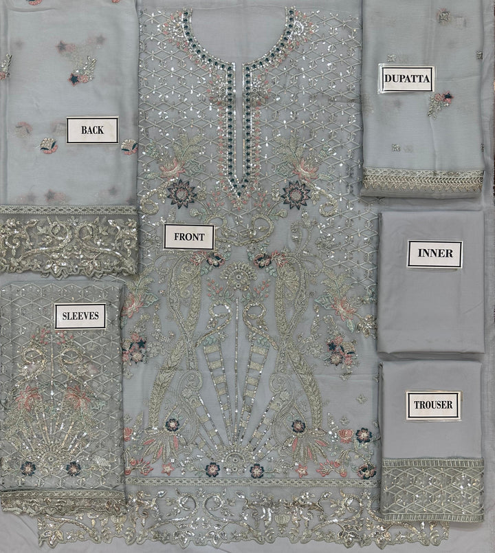 Ramsha Chiffon Suit-Aarasta