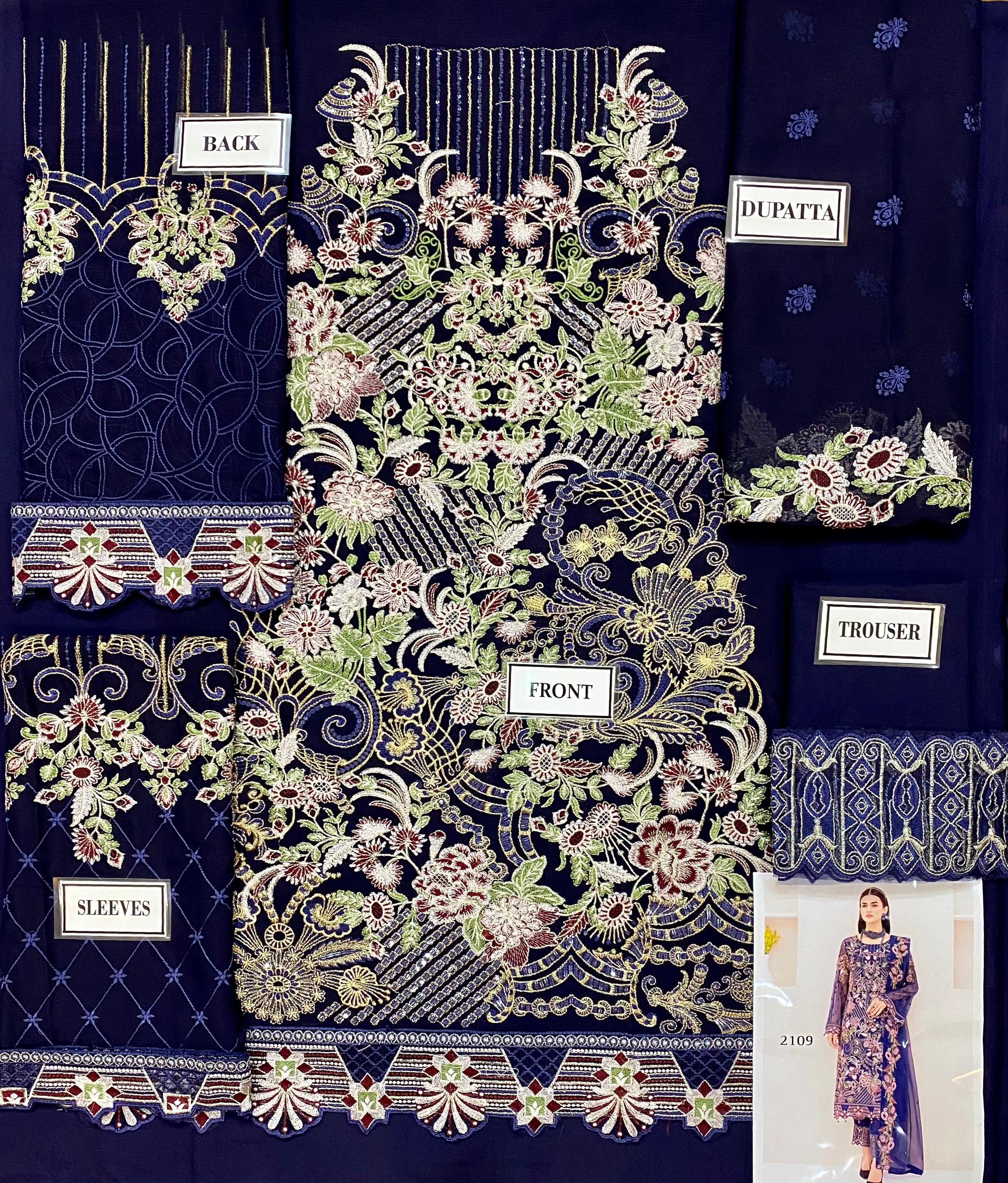 Ramsha Chiffon Suit-Aarasta