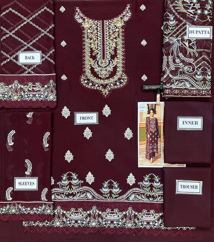 Ramsha Chiffon Suit-Aarasta