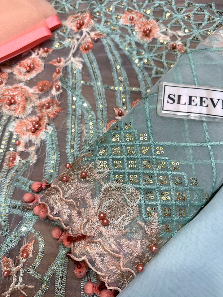 Ramsha Organza Suit-Aarasta