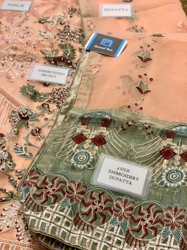 Ramsha Organza Suit-Aarasta