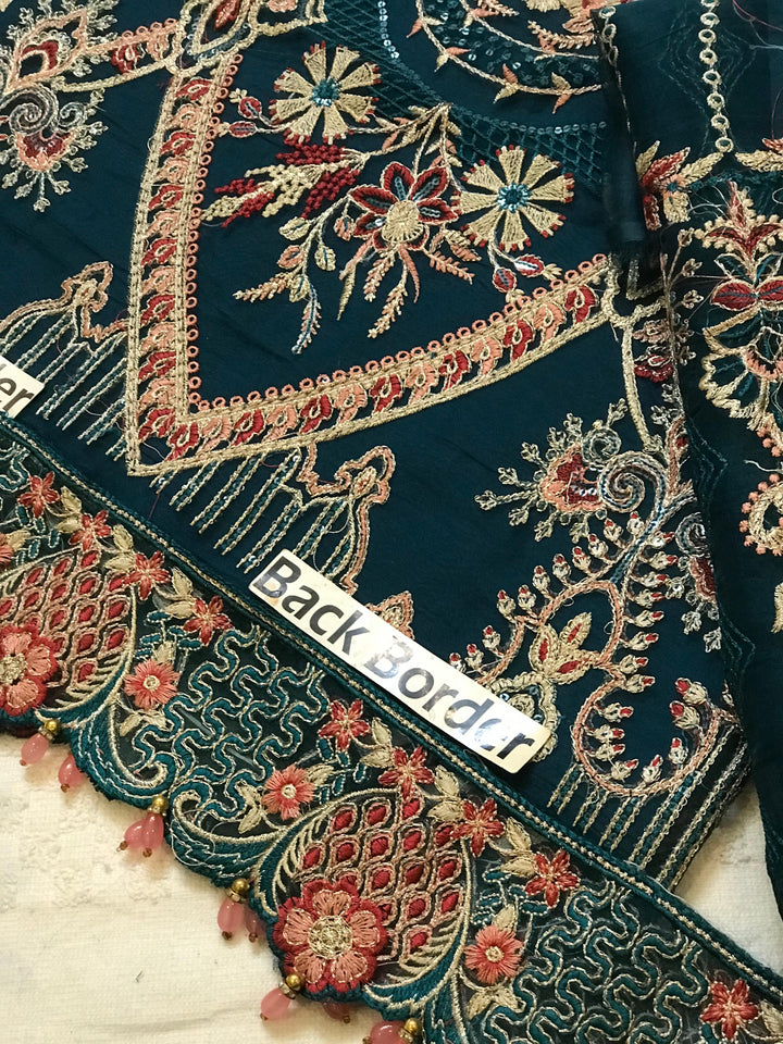 Ramsha Organza Suit-Aarasta