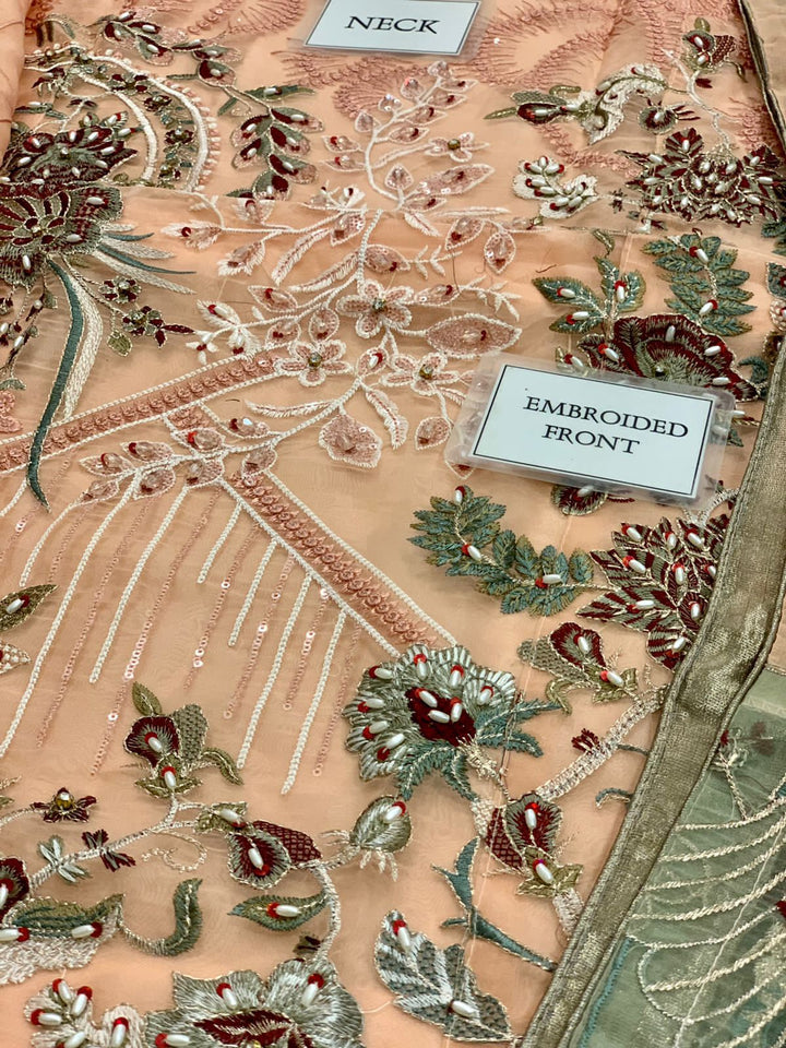 Ramsha Organza Suit-Aarasta