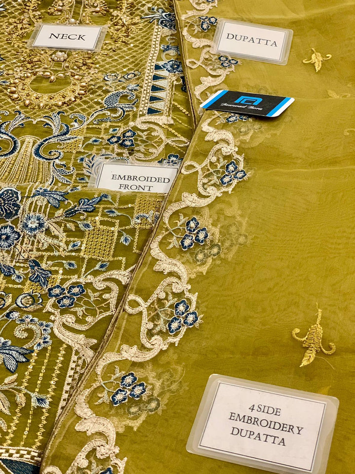 Ramsha Organza Suit-Aarasta