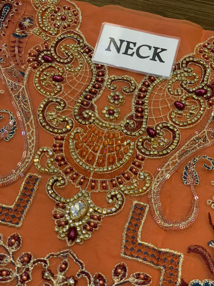 Ramsha Organza Suit-Aarasta