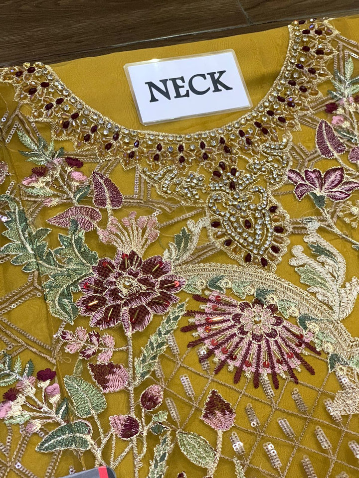 Ramsha Organza Suit-Aarasta