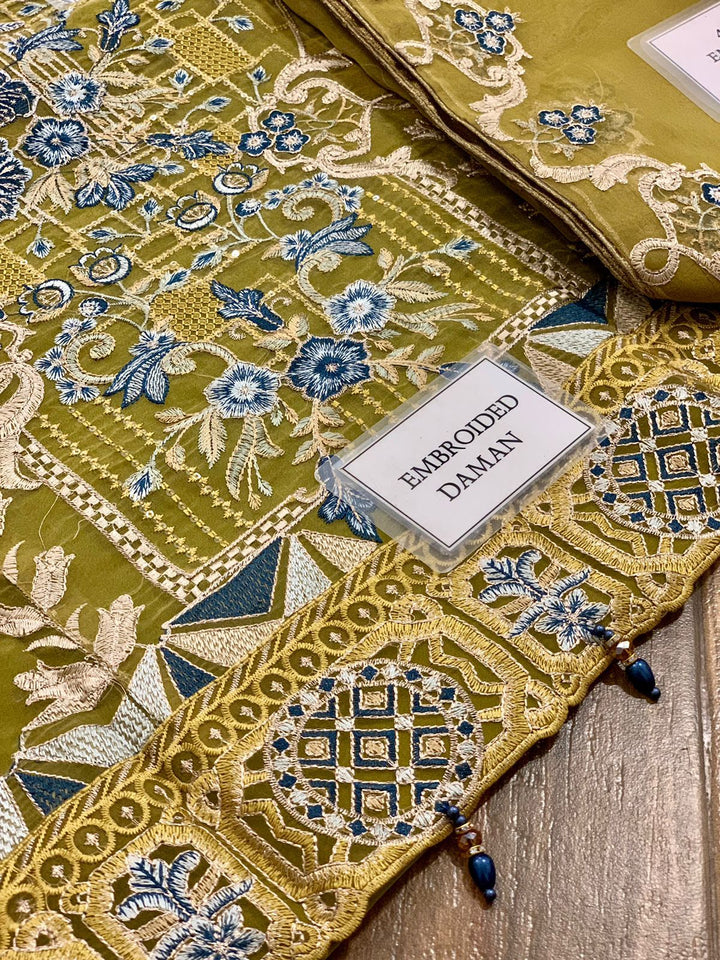 Ramsha Organza Suit-Aarasta