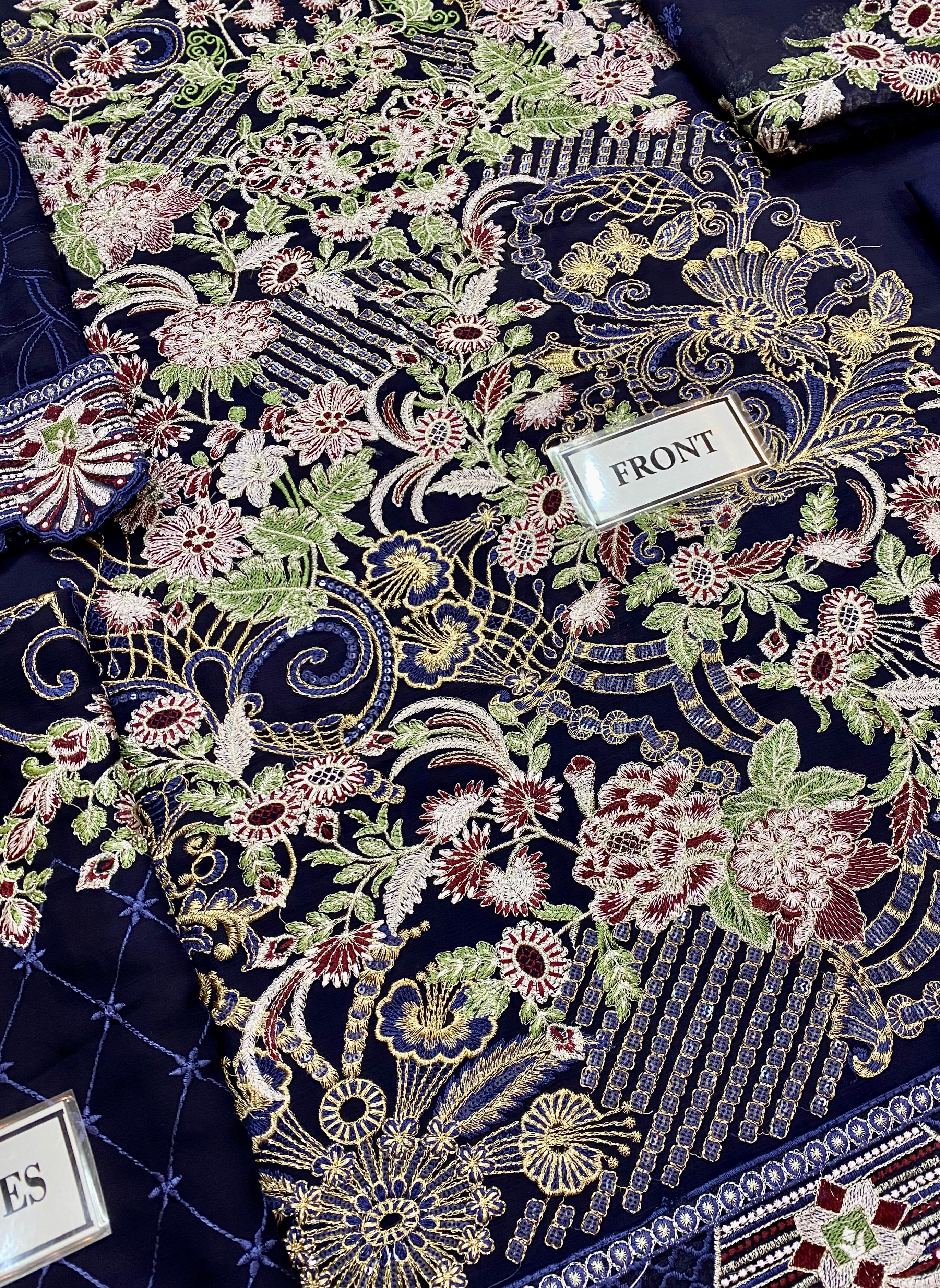 Ramsha Chiffon Suit-Aarasta