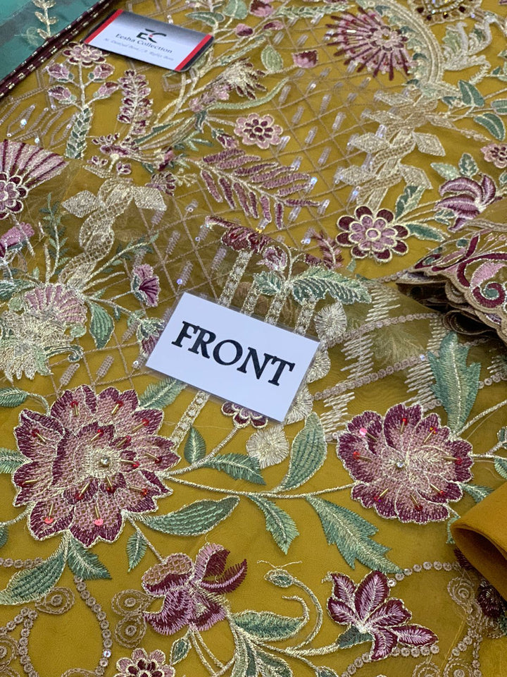 Ramsha Organza Suit-Aarasta