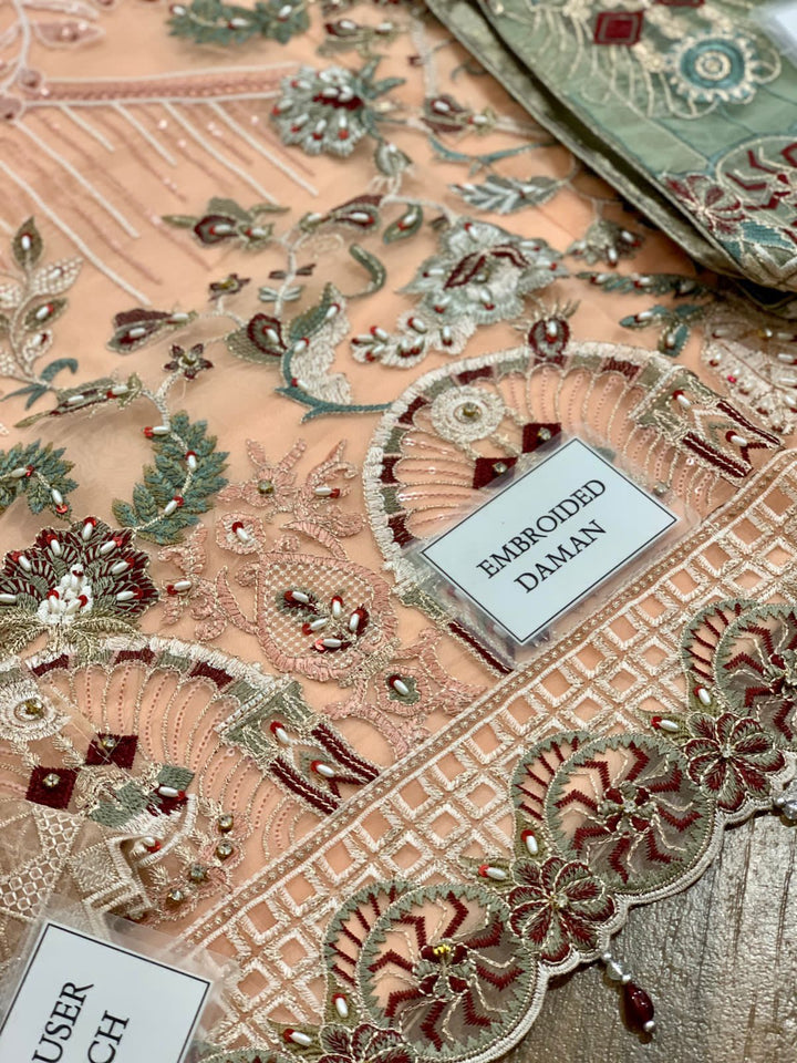 Ramsha Organza Suit-Aarasta