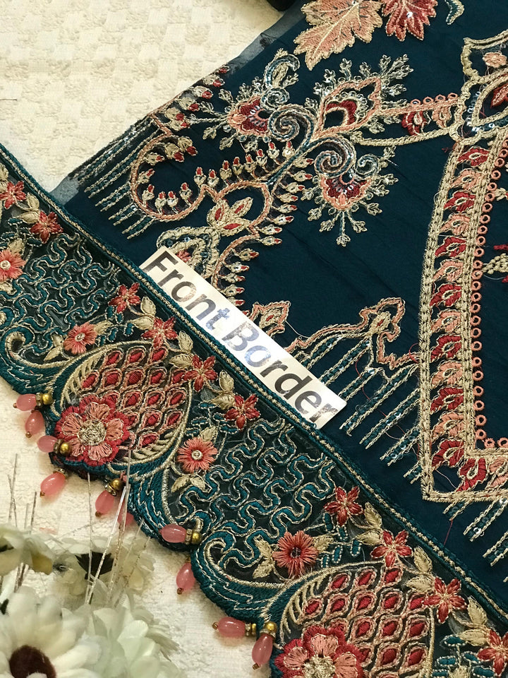 Ramsha Organza Suit-Aarasta