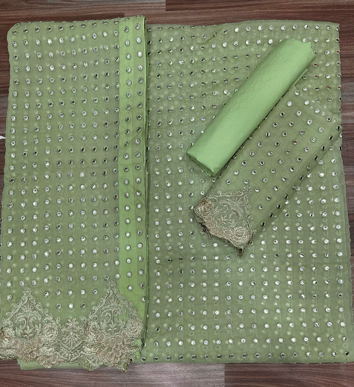 Rang e Haya Chiffon Suit-Aarasta