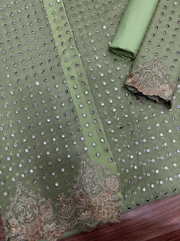 Rang e Haya Chiffon Suit-Aarasta