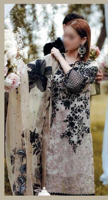 Rangrasiya Net Suit-Beige-Net-Aarasta