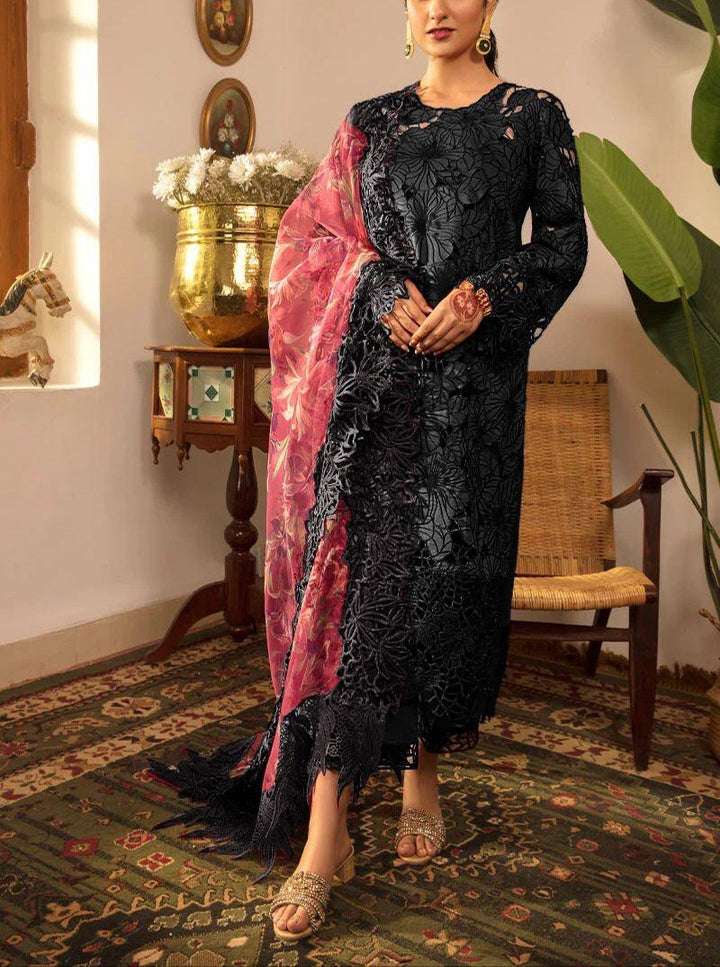 Rangrasiya Organza Suit-Black-Organza-Aarasta