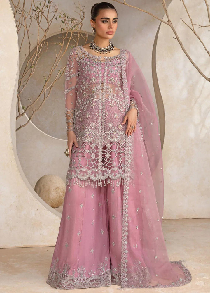 Rangrasiya Organza Suit-Pink-Organza-Aarasta