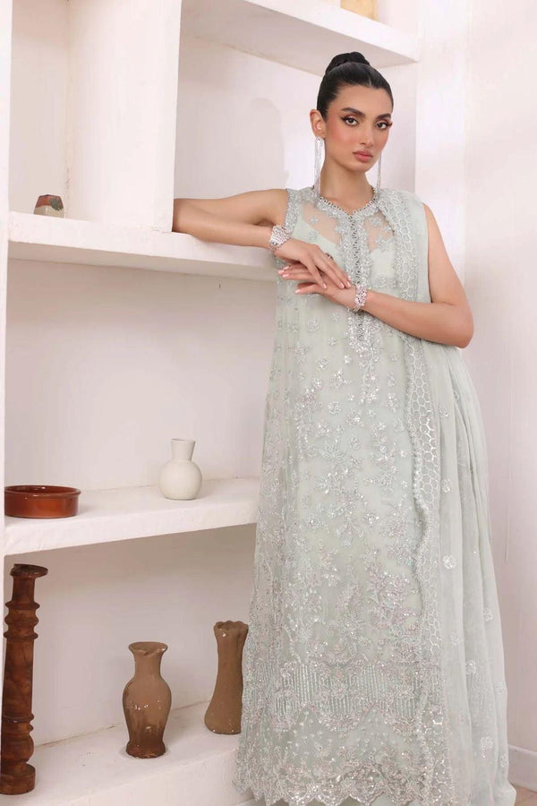 Sadia Asad Chiffon Suit-Green-Chiffon-Aarasta