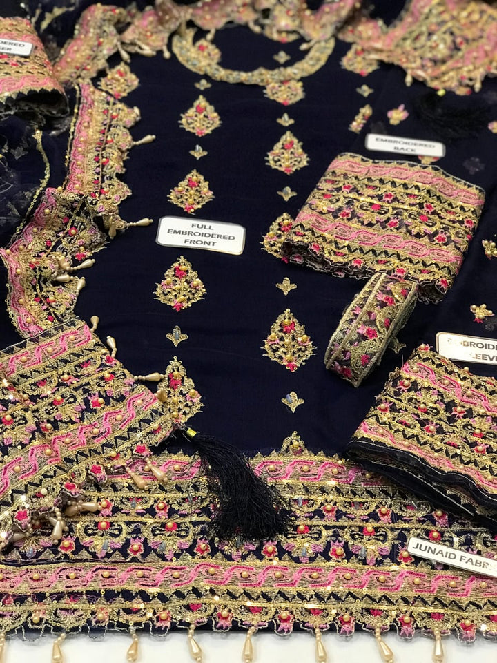 Serene Chiffon Suit-Aarasta