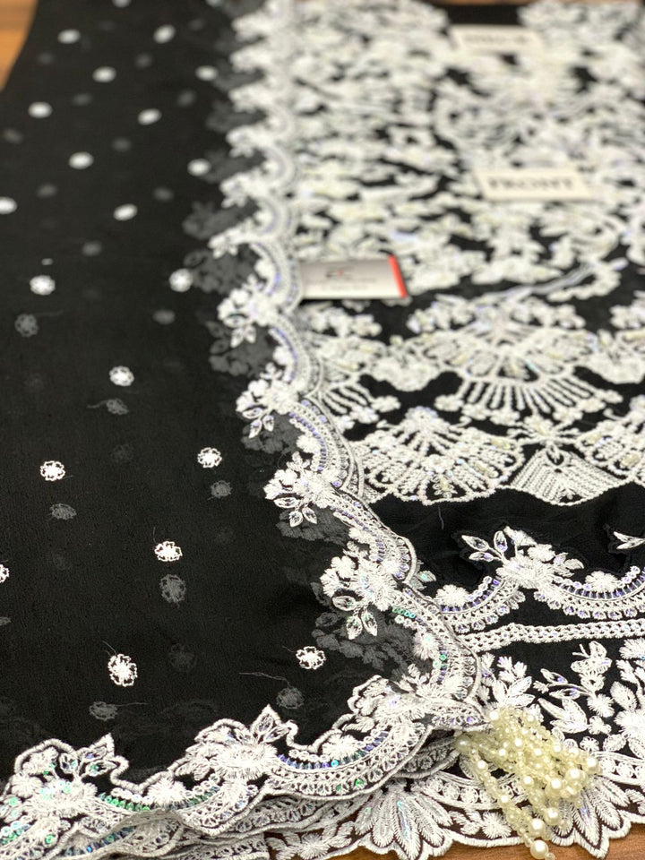 Serene Chiffon Suit-Aarasta