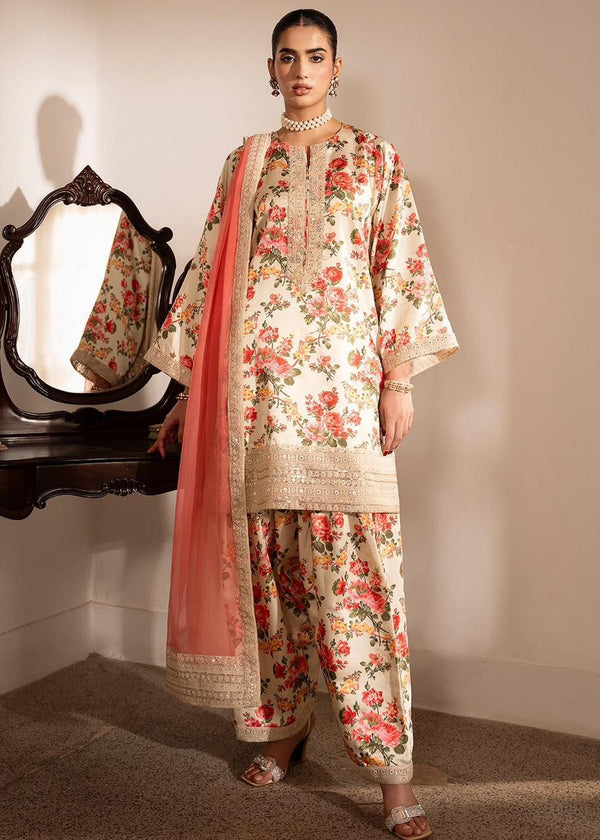 Sheenora Silk Suit-Peach-Silk-Aarasta