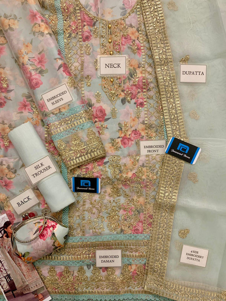 Tawakkal Organza Suit-Aarasta