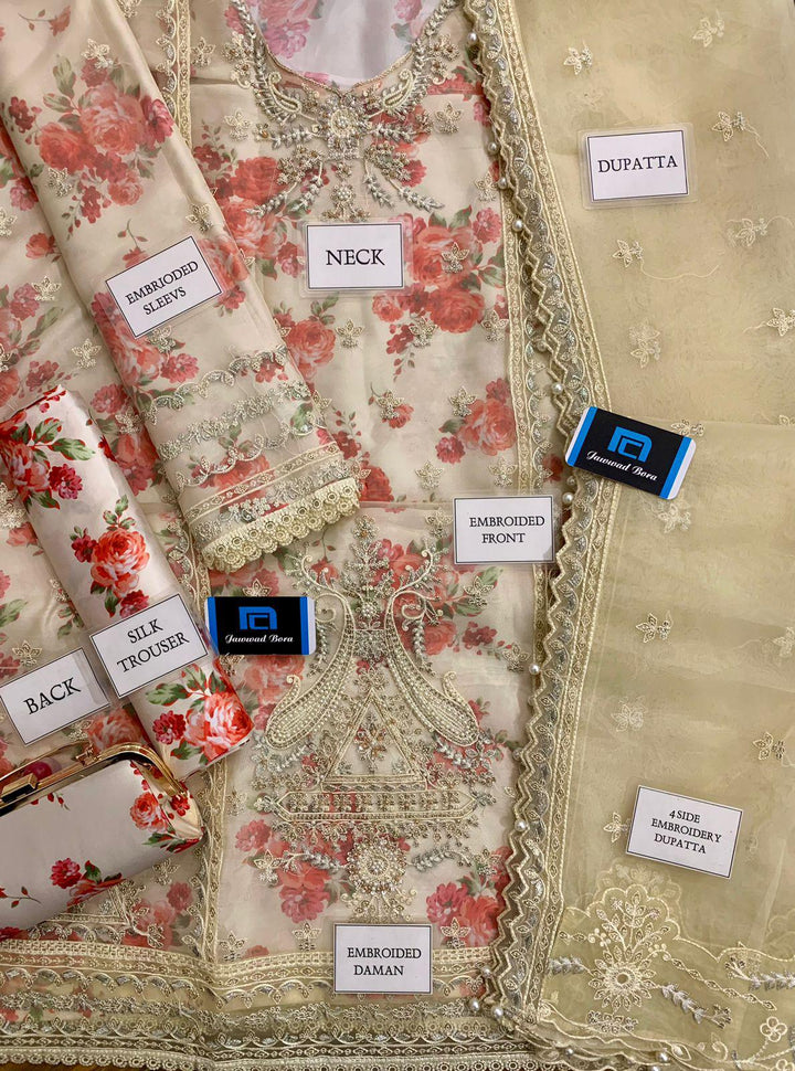 Tawakkal Organza Suit-Aarasta