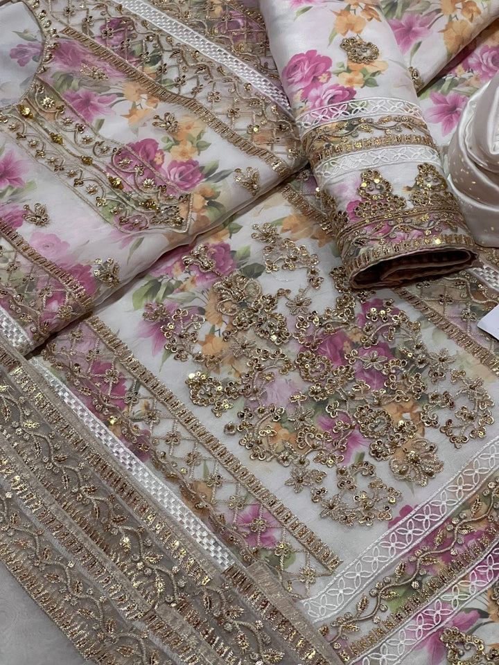 Tawakkal Organza Suit-Aarasta