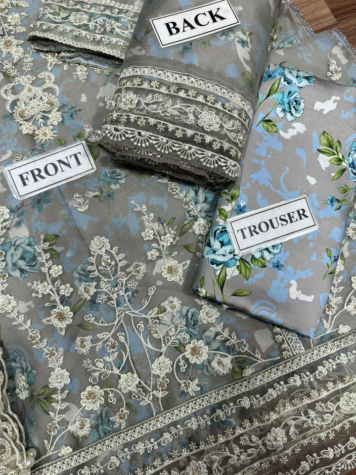 Tawakkal Organza Suit-Aarasta