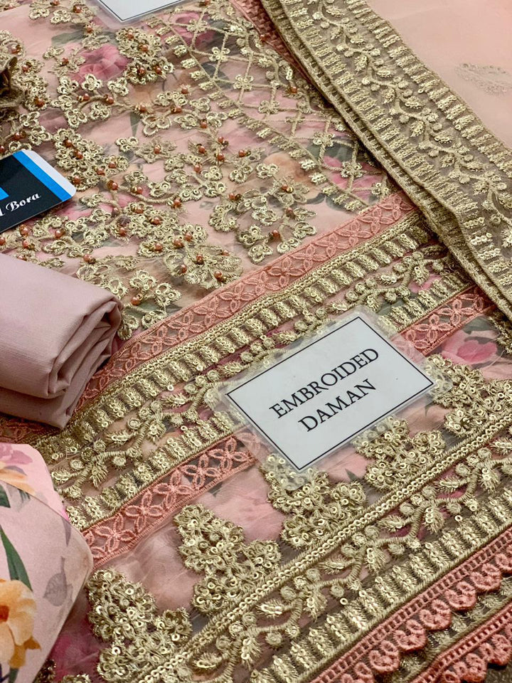 Tawwakal Organza Suit-Aarasta