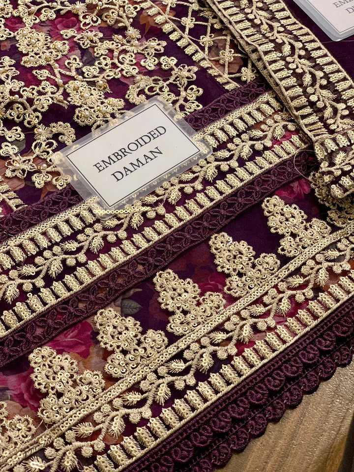 Tawakkal Organza Suit-Aarasta