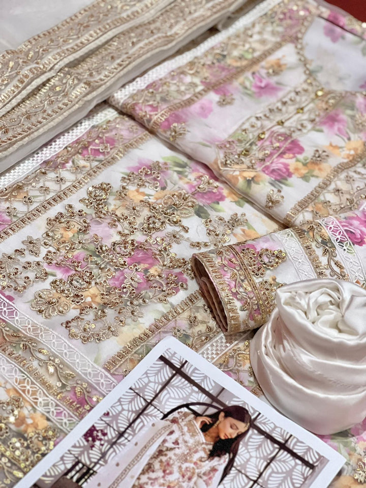 Tawakkal Organza Suit-Aarasta