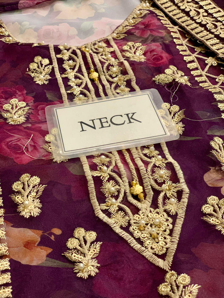 Tawakkal Organza Suit-Aarasta