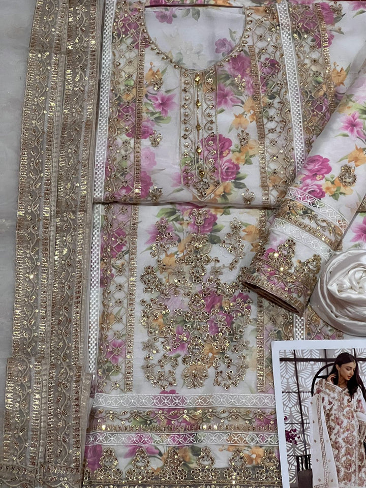 Tawakkal Organza Suit-Aarasta