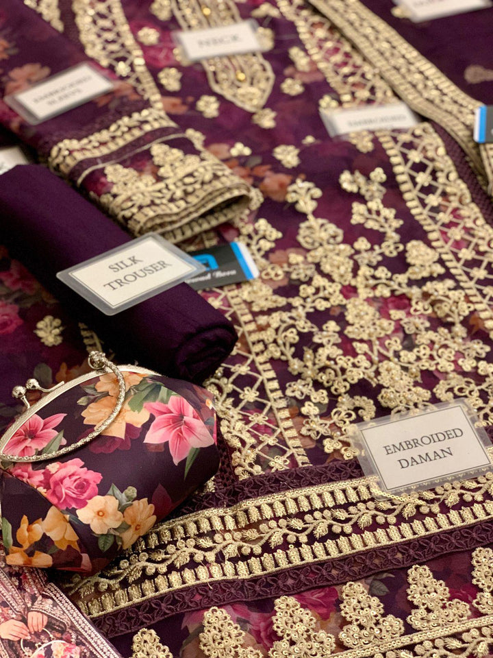 Tawakkal Organza Suit-Aarasta