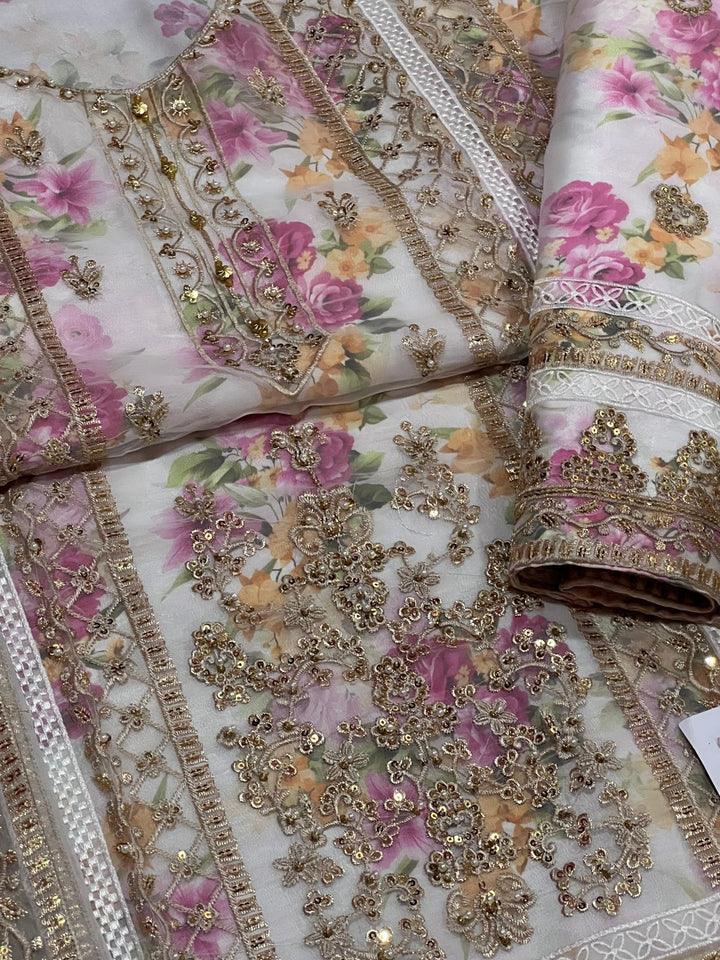 Tawakkal Organza Suit-Aarasta