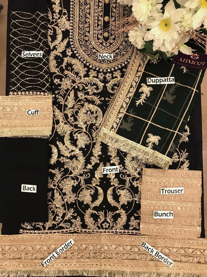 Umyas Chiffon Suit-Aarasta