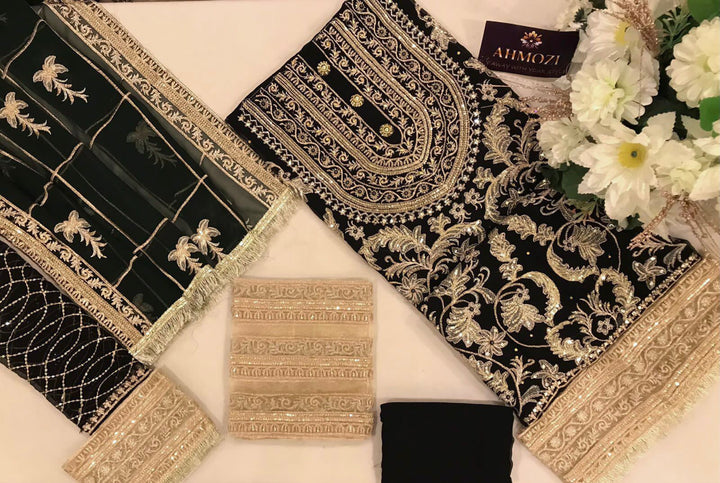 Umyas Chiffon Suit-Aarasta