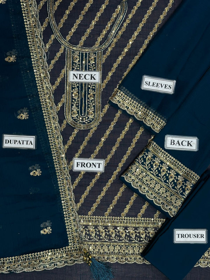 Vinay Chiffon Suit-Aarasta