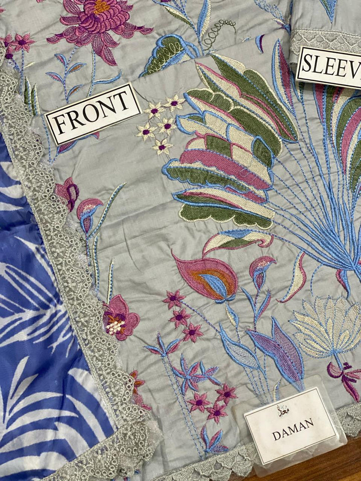 Zaha Organza Suit-Aarasta