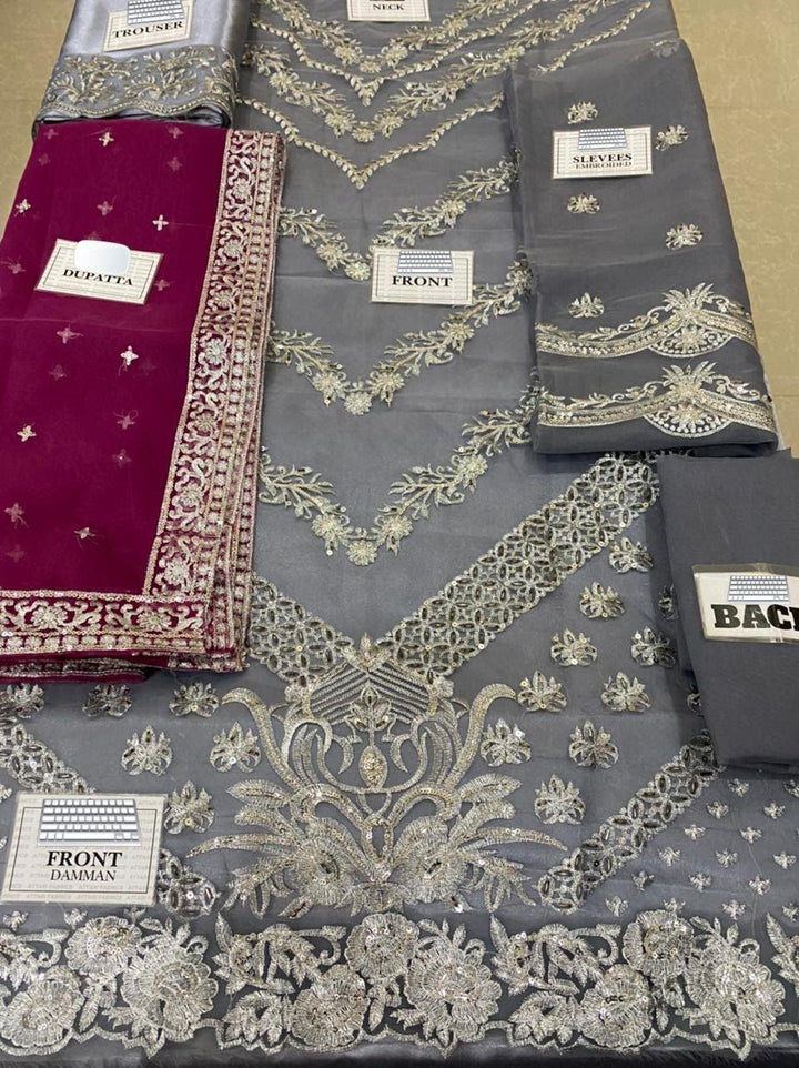 Zainab Chottani Organza Suit-Aarasta