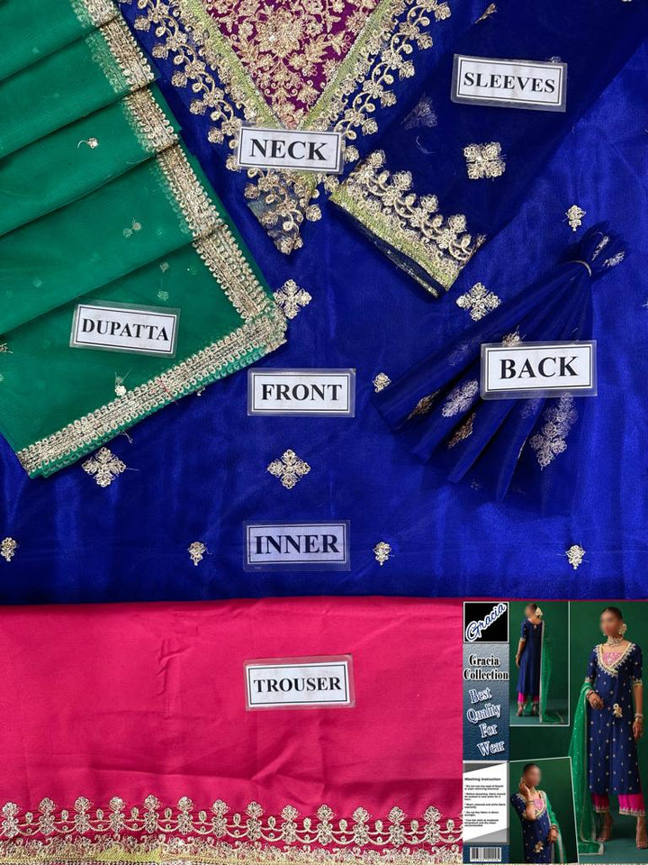 Zainab Chottani Net Suit-Aarasta