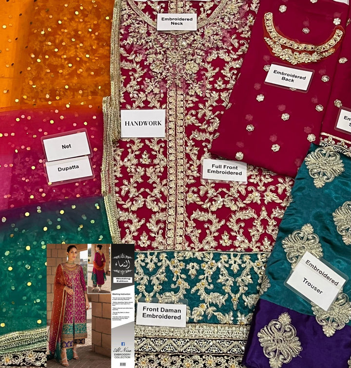 Zainab Chottani Chiffon Suit-Aarasta