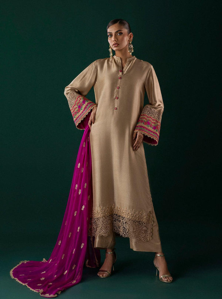 Zainab Chottani Silk Suit-Aarasta