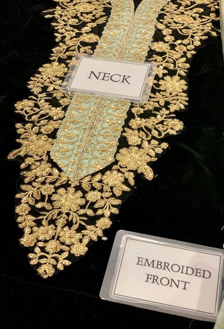 Zainab Chottani Velvet Suit-Aarasta